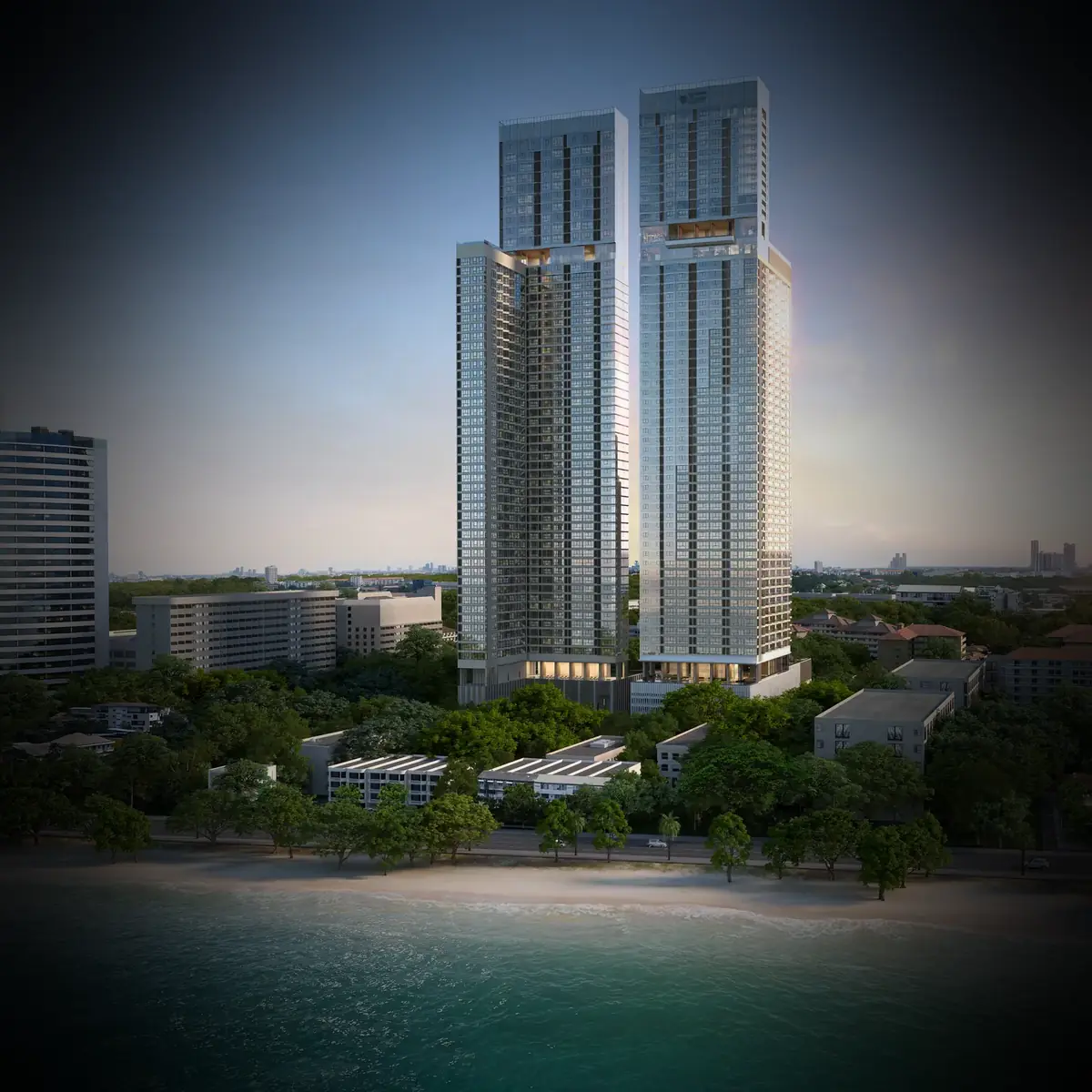 Lucean Bay, Джомтьен, рендер застройщика