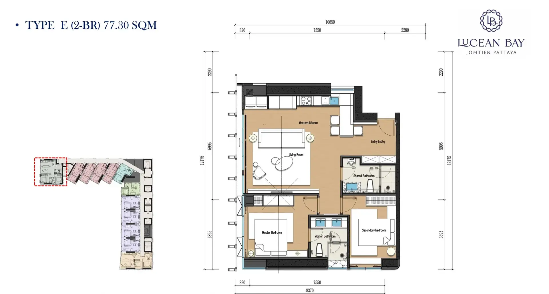 2 Bedrooms
